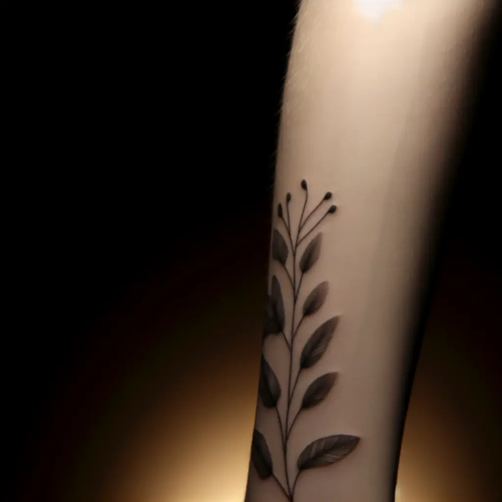 Tatuaż fine line - delikatne linie