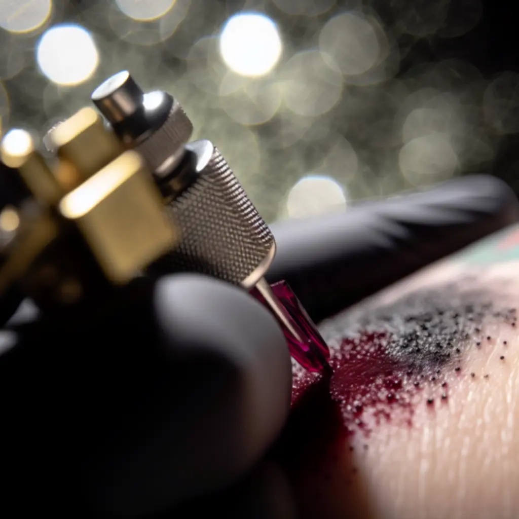 Proces tworzenia tatuażu w akcji